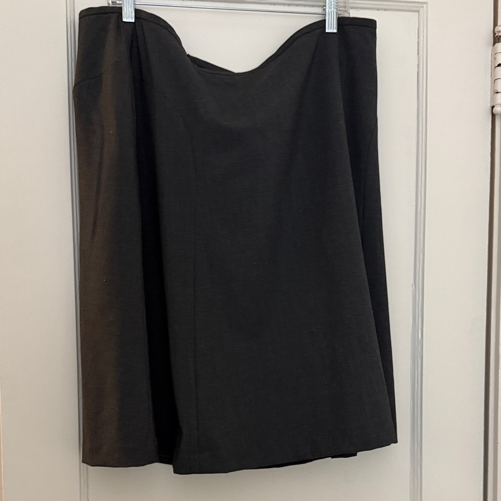 Calvin Klein suit grey A-Line Skirt